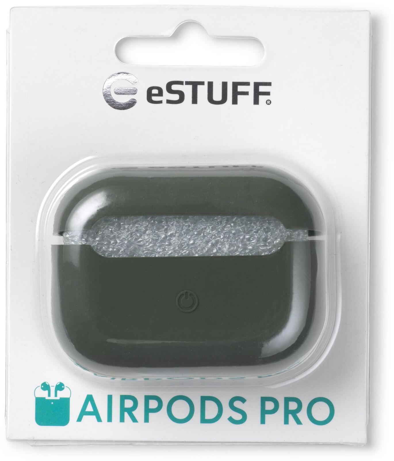 eSTUFF Silicone Cover für AirPods Pro - Olive eSTUFF Silicone Cover für AirPods Pro - Olive